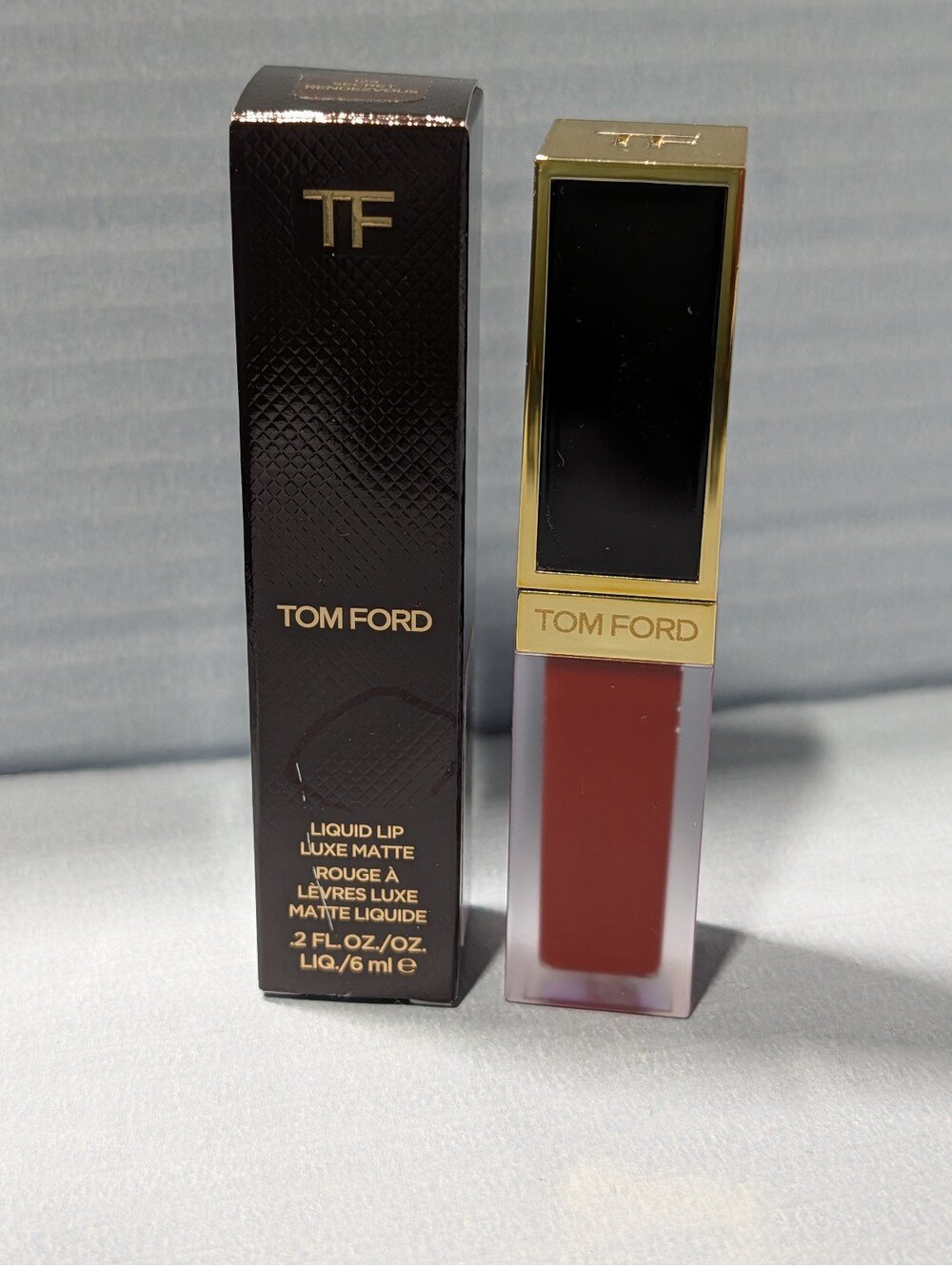 Tom Ford Liquid Lip Luxe Matte Lipstick 124 Secret Rendezvous 0.2 fl oz